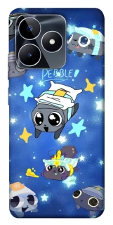 Чохол на Realme C53 Pebble kitten stars фото 1 з 1