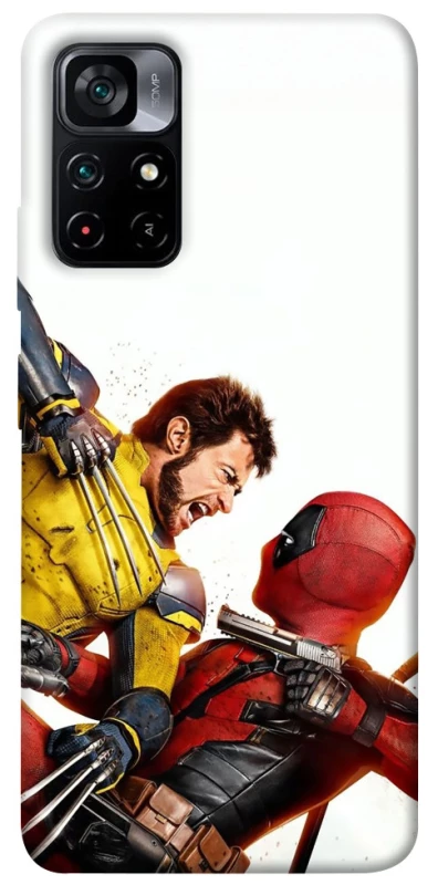 Чехол на Xiaomi Poco M4 Pro 5G Deadpool and Wolverine фото 1 из 1