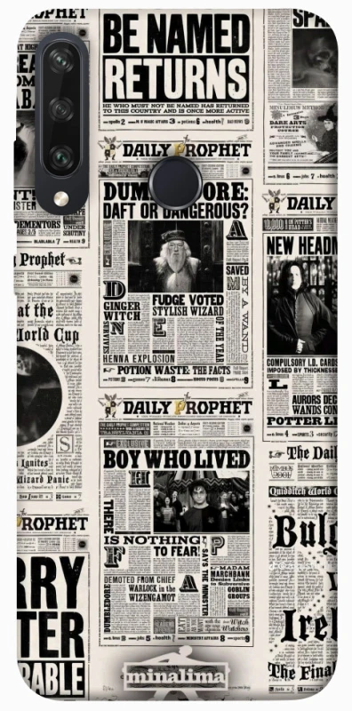 Чохол на Huawei Y6p Harry Potter newspaper фото 1 з 1