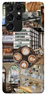 Чохол на Samsung Galaxy S21 Ultra Coffee collage ver.5 фото 1 з 1