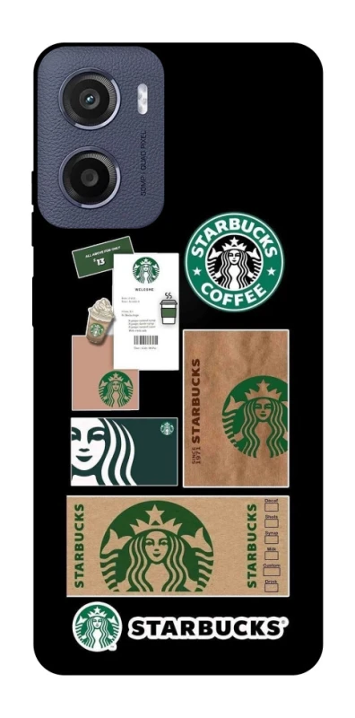 Чохол на Motorola Moto E15 Starbucks coffee фото 1 з 1