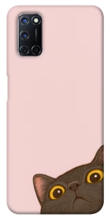Чохол на Oppo A52 / A72 / A92 Peeping cat фото 1 з 1