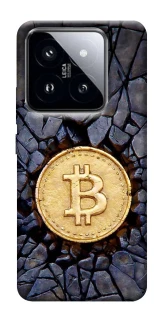 Чохол на Xiaomi 14 Pro Bitcoin cracks фото 1 з 1