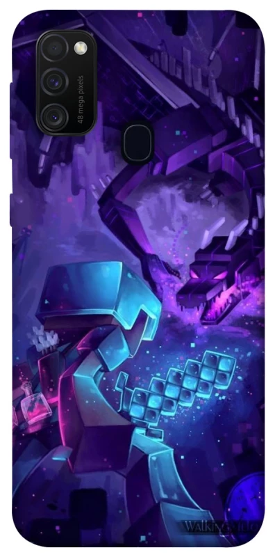 Чохол на Samsung Galaxy M30s / M21 Minecraft dragon фото 1 з 1