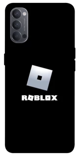 Чехол на Oppo Reno 4 Roblox logo black фото 1 из 1