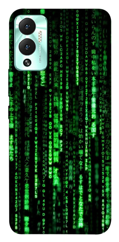 Чохол на Infinix Hot 12 Play Matrix Code фото 1 Чохол на Infinix Hot 12 Play Matrix Code фото 1 з 1