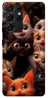 Чохол на Samsung Galaxy S21 Ultra happy cats фото 1 з 1