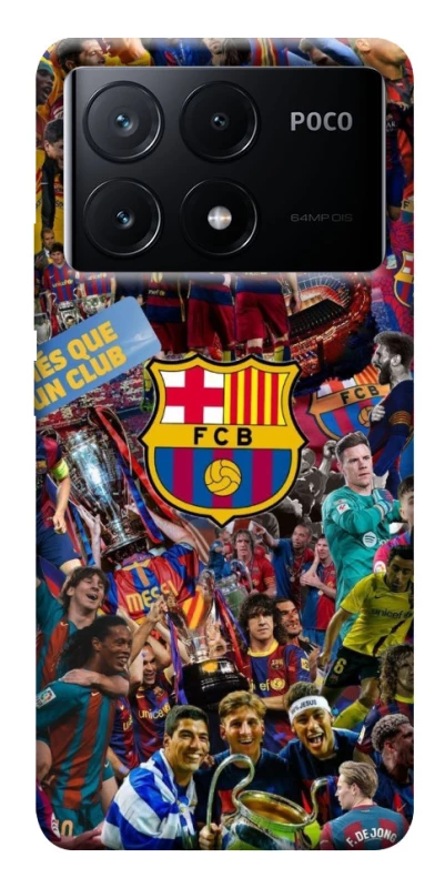 Чохол на Xiaomi Poco X6 FC Barcelona v4 фото 1 з 1