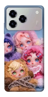 Чохол на ZTE Blade A76 SKULLPANDA × My Little Pony Ver.1 фото 1 з 1