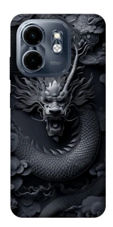 Чехол на Infinix Smart 9 4G / Hot 50i black dragon фото 1 из 1