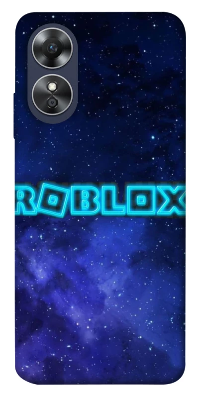Чохол на Oppo A17 Roblox Space Logo Blue фото 1 з 1