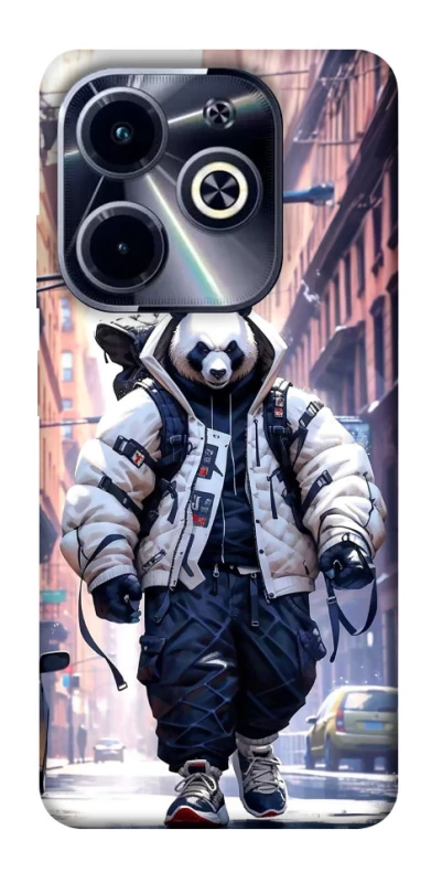 Чохол на Infinix Hot 40i Панда кур'єр фото 1 з 1