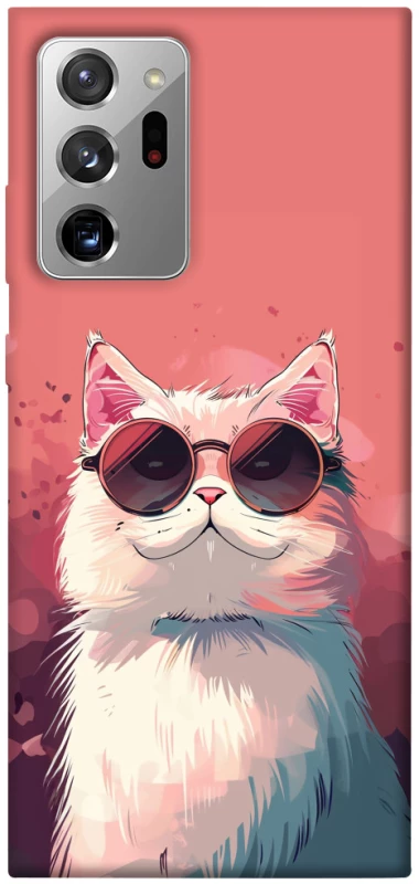 Чохол на Samsung Galaxy Note 20 Ultra Сat with glasses фото 1 з 1