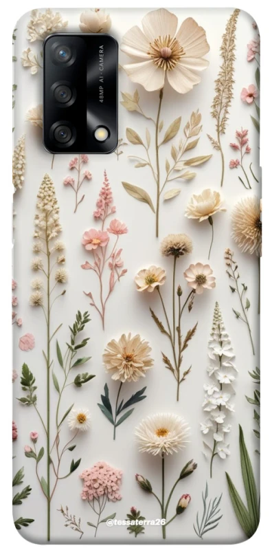 Чохол на Oppo A74 4G Floral design ver.1 фото 1 з 1