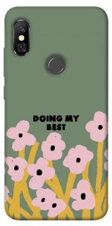 Чехол на Xiaomi Redmi Note 6 Pro Doing my best фото 1 из 1