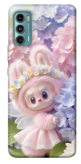 Чохол на Motorola Moto G60 Labubu & Flowers ver.1 фото 1 з 1