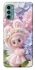 Чохол на Motorola Moto G60 Labubu & Flowers ver.1 фото 1 з 1