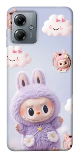 Чохол на Motorola Moto G14 Labubu & clouds фото 1 з 1