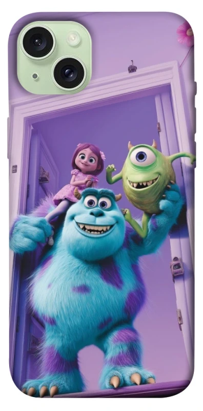 Чехол на Apple iPhone 15 Plus (6.7") Monsters friends фото 1 из 1