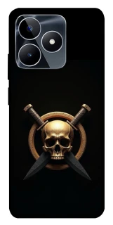 Чохол на Realme C53 Golden Skull фото 1 з 1