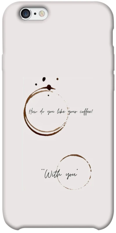 Чехол на Apple iPhone 6/6s plus (5.5") Coffee with you фото 1 из 1