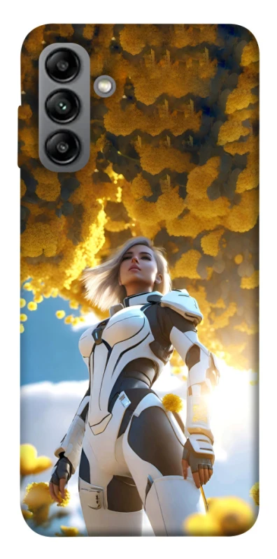 Чохол на Samsung Galaxy A04s Cyber space girl ver.3 фото 1 з 1