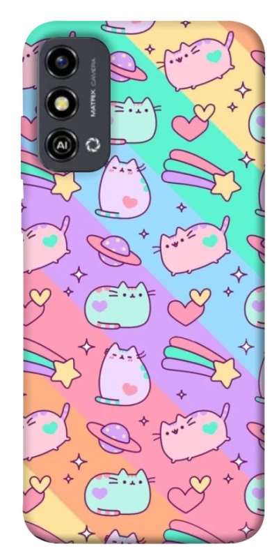 Чехол на ZTE Blade A53 Cat Cute фото 1 из 1