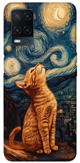 Чохол на Oppo A54 4G van gogh cat фото 1 з 1