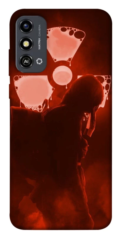 Чехол на ZTE Blade A53 Радиация v8 фото 1 из 1