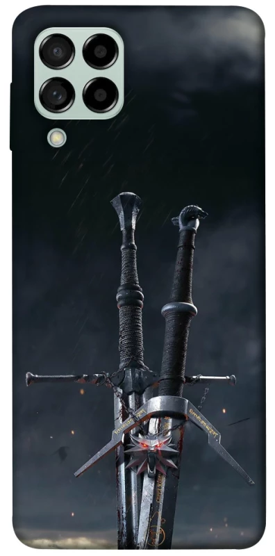 Чехол на Samsung Galaxy M53 5G Мечи Ведьмака фото 1 из 1