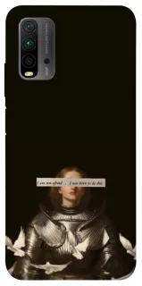 Чехол на Xiaomi Redmi 9T Not afraid фото 1 из 1