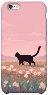 Чехол на Apple iPhone 6/6s (4.7") cat on a field фото 1 из 1