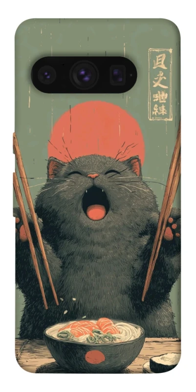 Чохол на Google Pixel 8 Pro Hungry Cat фото 1 з 1