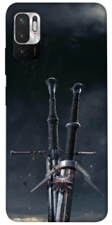 Чохол на Xiaomi Redmi Note 10 5G Мечі Ведьмака фото 1 з 1