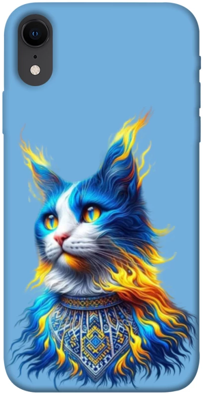 Чохол на Apple iPhone XR (6.1") Кіт патріот фото 1 з 1