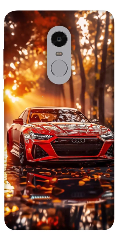 Чехол на Xiaomi Redmi Note 4X / Note 4 (Snapdragon) Audi at sunset фото 1 из 1