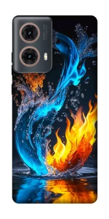 Чехол на Motorola Moto G85 Water And Fire фото 1 из 1