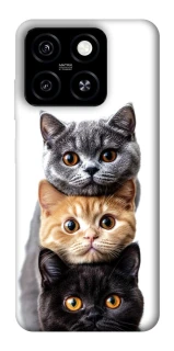 Чохол на ZTE Blade A55 4G Гарні котики фото 1 з 1