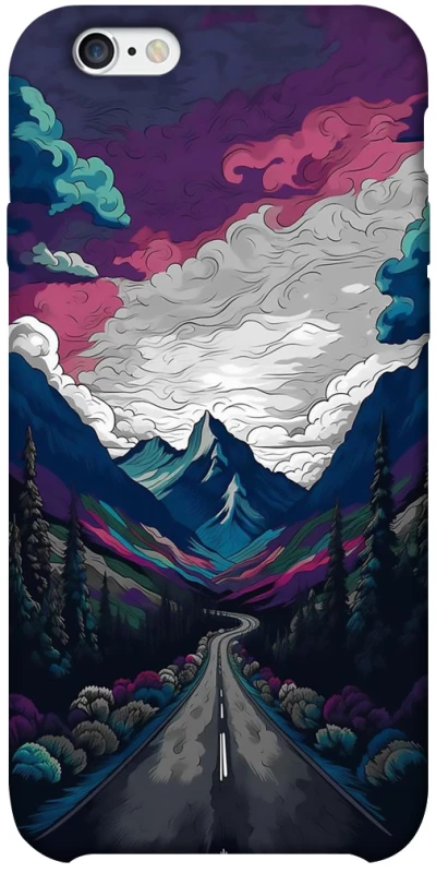 Чохол на Apple iPhone 6/6s plus (5.5") Намальовані гори фото 1 з 1