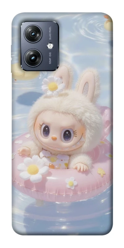 Чохол на Motorola Moto G54 Labubu swimming фото 1 з 1