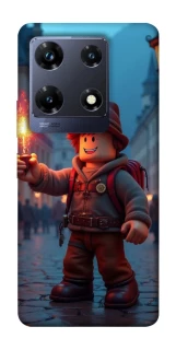 Чохол на Infinix Note 30 Pro Roblox Fire Logo Blue Flames фото 1 з 1