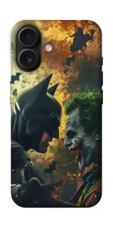 Чехол на Apple iPhone 16 Batman and the Joker фото 1 из 1
