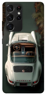 Чехол на Samsung Galaxy S21 Ultra White porsche фото 1 из 1