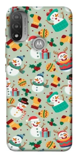 Чохол на Motorola Moto E20 Новорічний v2 фото 1 з 1
