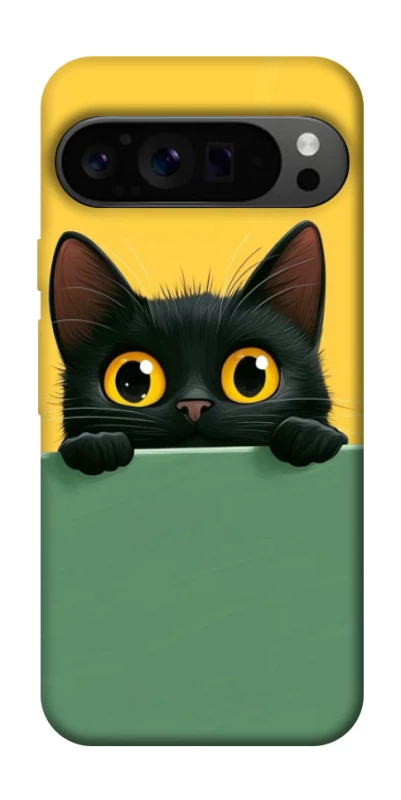 Чохол на Google Pixel 9 Pro Black cat v2 фото 1 з 1