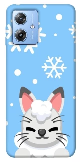 Чохол на Motorola Moto G84 Adopt Me Snow Kitty Smile фото 1 з 1