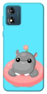 Чехол на Motorola Moto E13 Adopt Me Hippo Floatie фото 1 из 1