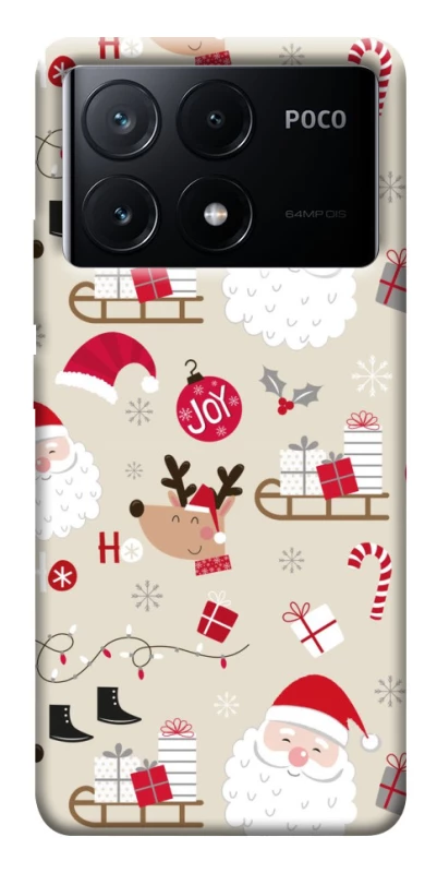 Чехол на Xiaomi Poco X6 Новогодний v1 фото 1 из 1