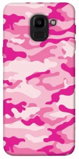 Чехол на Samsung J600F Galaxy J6 (2018) camouflage pink фото 1 из 1
