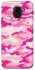 Чехол на Samsung J600F Galaxy J6 (2018) camouflage pink фото 1 из 1